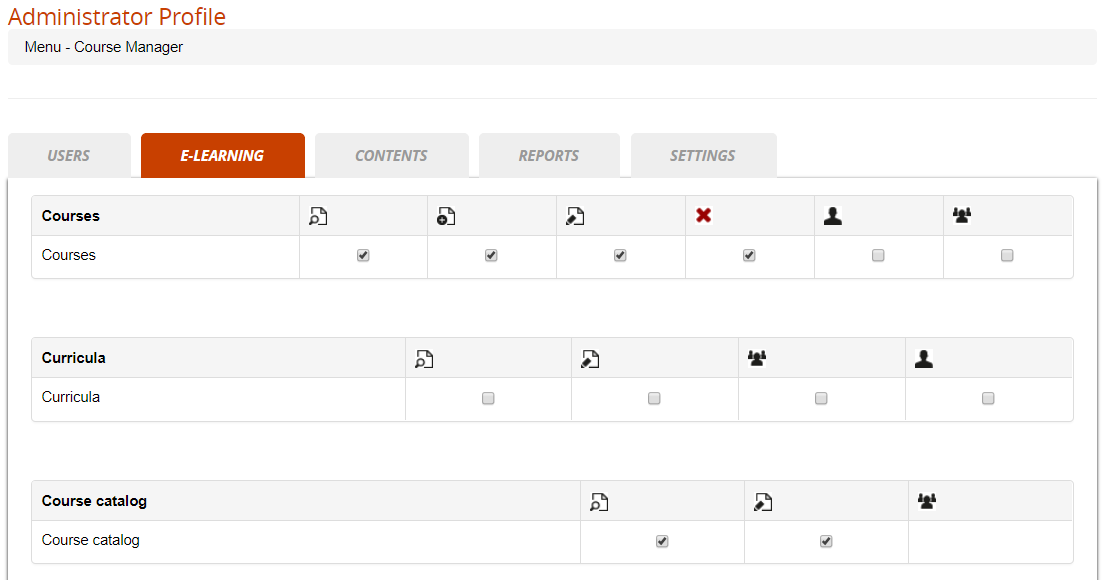 administrator edit settings