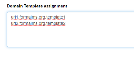 template assignment